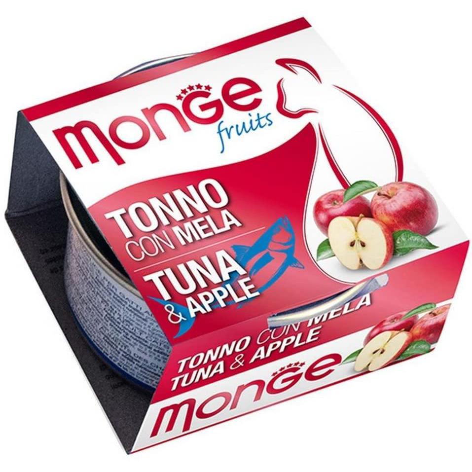 Monge Natural Fruits Tonno con Mela 80gr Alimento umido per Gatti Monge Natural Fruits Tonno con Mela 80gr Alimento umido per Gatti
